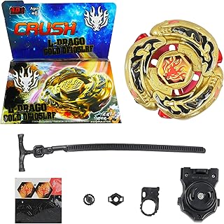Coffret de démarrage blades crash metal fusion avec battle gold l-drago df105lrf, lanceur