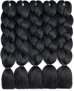 (cheveux tressés jumbo, couleur noire) - rn beauty 1b cheveux tressés au crochet 5 pièces/ensemble, extensions de cheveux synthétiques tressés jumbo de 60 cm (couleur noire). La boutique en ligne DIAYTAR COTE D'IVOIRE est une plateforme de commerce électronique innovante qui propose une gamme incroyable de produits et services. Avec plus de 300000 références, les clients peuvent trouver tout ce qu'ils cherchent, depuis les derniers gadgets jusqu'aux produits de consommation courante. La boutique est facile à utiliser et propose des options de recherche avancées pour faciliter la navigation.