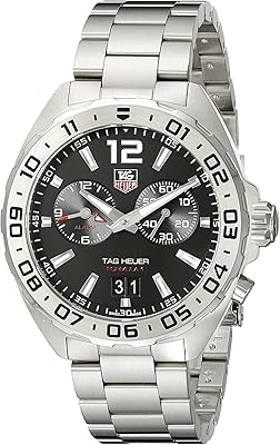 Montre à quartz pour homme, affichage analogique et bracelet en acier inoxydable waz111a.ba0875