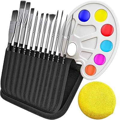 Ensemble de pinceaux addis art pro pour peinture à l'huile acrylique, aquarelle, ensemble