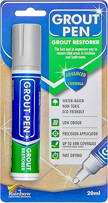 Grand stylo à coulis gris - parfait pour restaurer l'apparence des lignes de coulis de carrelage. DIAYTAR COTE D'IVOIRE se distingue par sa large sélection de produits qui satisfont les besoins de tous les clients, quels que soient leurs intérêts ou leurs âges. Grâce à son approche innovante et à son engagement à offrir le meilleur service client, la boutique en ligne est devenue un nom familier pour les consommateurs ivoiriens. Elle représente l'exemple parfait d'un commerce électronique prospère en Afrique de l'Ouest.