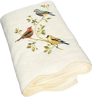 Serviette de bain avanti linens premier songbirds, ivoire