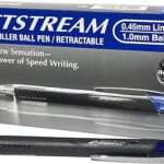 Stylo à bille uni ball jetstream sx 210 - encre bleue, paquet