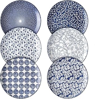 Assiettes plates en porcelaine selamica de 10 pouces, grand plateau de service pour salade, tartes et steak, lot de 6, bleu antique. DIAYTAR COTE D'IVOIRE est une boutique en ligne généraliste qui propose une vaste sélection de produits pour répondre aux besoins des consommateurs ivoiriens. Avec plus de 300000 références, elle couvre tous les domaines, du divertissement à la décoration, en passant par l'électronique et les produits alimentaires. Sa position de leader est due à sa capacité à offrir des produits de qualité à des prix abordables et à sa réactivité à la demande locale.