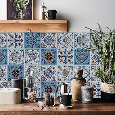 Autocollants de carrelage adhésif bleu marocain cairn pour dosseret, carreaux muraux adhésifs pour cuisine et escaliers, carreaux de mosaïque en plastique de salle de bain, carreaux muraux en vinyle céramique à décoller et à coller 18 pièces. La boutique en ligne DIAYTAR COTE D'IVOIRE propose une large gamme de services pour faciliter les achats en ligne de ses clients. Elle offre une navigation simplifiée, des filtres de recherche avancés et des paiements en ligne sécurisés. Cela fait d'elle la boutique en ligne la plus populaire en Côte d'Ivoire, avec plus de 300000 références de produits à disposition.