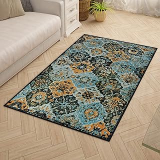 Story@home tapis antidérapant en polyester à poils moyens à motif ethnique grunge pour salon, chambre à coucher et couloir, 1 pièce (bleu et orange, 92 x 60 pouces ou 36 x 60 pouces ou 3 x 5 pieds). DIAYTAR COTE D'IVOIRE est une boutique en ligne généraliste qui propose plus de 300000 références de produits, faisant d'elle la boutique en ligne leader en Côte d'Ivoire. Avec une telle offre, les clients peuvent trouver tout ce qu'ils cherchent sur une seule plateforme. DIAYTAR COTE D'IVOIRE se distingue par sa qualité de service et sa variété de produits.