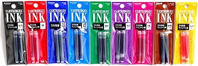 Cartouche d'encre pour stylo plume platine spn-100a, ensemble de 9 couleurs (importé du japon). DIAYTAR COTE D'IVOIRE est une boutique en ligne généraliste qui propose plus de 300 000 références de produits. Elle est la boutique leader en Côte d'Ivoire, offrant une large gamme de produits pour répondre à tous les besoins de ses clients. Avec une variété de catégories, elle est idéale pour les achats en ligne.
