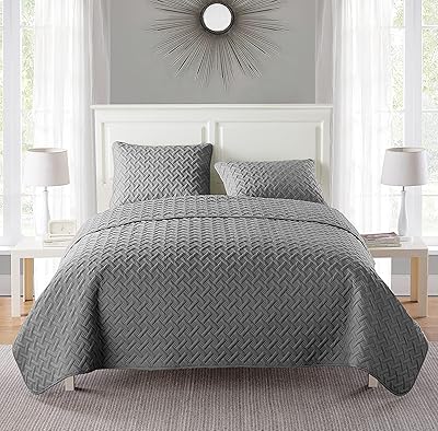 Nina parure de lit 3 pièces en microfibre, ultra douce, légère, infroissable, hypoallergénique