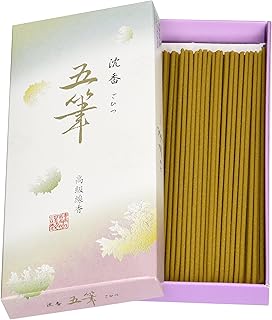 Bâtons d'encens japonais seikado bois d'agar jinko gohitsu petit paquet - 14 cm