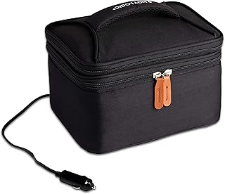 Hot logic 16801174-blk sac fourre-tout de conservation des aliments 12 volts - noir