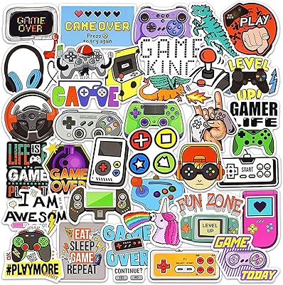 Autocollants de jeu alikedon pour enfants autocollants en vinyle imperméables à