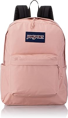 Sac à dos unisexe jansport superbreak superbreak pour adulte, misty rose, m, casual