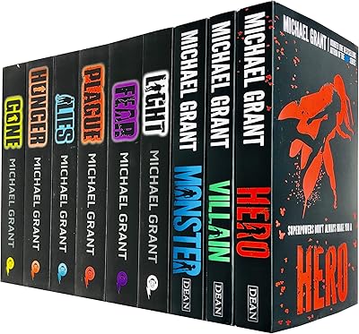Coffret de collection de 9 livres de michael grant