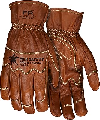 Gant de conducteur mustang mcr mu3624kl double paume de qualité supérieure doublure