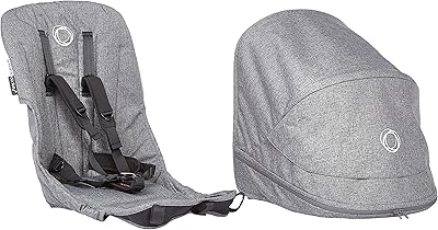 Accessoire d'extension complet bugaboo donkey 3 duo extension, allo/gray mixed, par bugaboo donkey