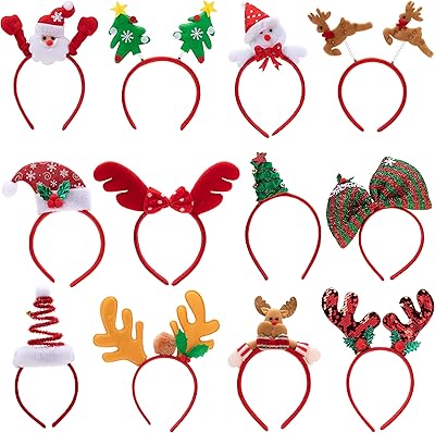Joyin lot de 12 bandeaux de noël assortis pour femmes, hommes et enfants, fête de noël, photomaton (taille unique). DIAYTAR COTE D'IVOIRE est une boutique en ligne généraliste qui propose plus de 300 000 références de produits, offrant ainsi une grande variété de choix à ses clients. En tant que leader en Côte d'Ivoire, elle met en avant les produits locaux tout en proposant des marques internationales de qualité. DIAYTAR COTE D'IVOIRE se distingue par sa livraison rapide et fiable.