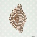 Ensemble de matrices sue wilson triple gemini collection-cepheus, métal, 10,6 x 5,7 cm
