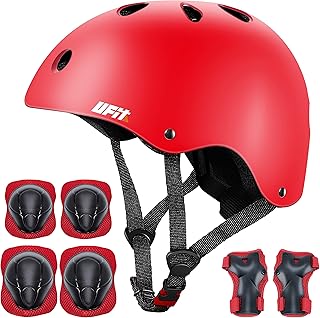 Ensemble d'équipement de protection pour casque d'extérieur pour enfants garçons et filles (coudières et protège-poignets) casque réglable pour scooter de vélo de skateboard à roulettes (3-8 ans). DIAYTAR COTE D'IVOIRE, c'est la garantie d'un shopping en ligne pratique et sécurisé. Notre équipe travailler sans relâche pour vous offrir les meilleurs produits au meilleur prix. Nous sommes fiers de notre réputation et nous nous engageons à maintenir la confiance que vous nous accordez.