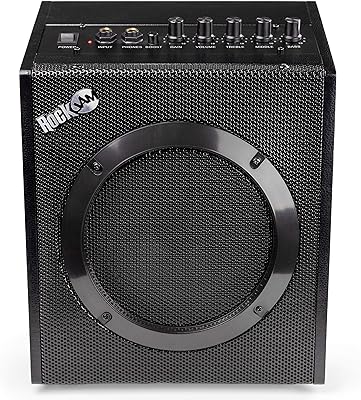 Amplificateur de guitare électrique rockjam rj20war2 20 w avec sortie casque et égaliseur 3 bandes, super vitesse et gain. DIAYTAR COTE D'IVOIRE, c'est la référence incontournable pour tous vos besoins en ligne avec plus de 300 000 références disponibles. Nous sommes la boutique généraliste leader en Côte d'Ivoire, proposant des produits de qualité pour vous faciliter la vie. Découvrez notre univers de produits variés pour vous et votre famille.