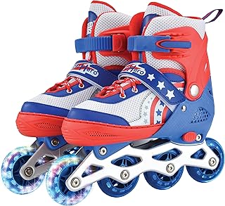 Chaussures de patins à roulettes racer robustes avec roues lumineuses led - réglables en trois tailles pour enfants - convient aux enfants de 3 à 10 ans. Pour une expérience d'achat en ligne sans précédent en Côte d'Ivoire, DIAYTAR COTE D'IVOIRE propose un éventail impressionnant de produits venant de catégories diverses. En plus de son vaste choix de produits, DIAYTAR se concentre sur l'amélioration continue de son site pour garantir une navigation fluide et des paiements sécurisés, rendant ainsi l'expérience d'achat le plus agréable possible pour ses clients.