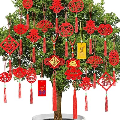 52 pièces décorations du nouvel an chinois, pendentif rouge traditionnel chinois porte-bonheur fu décalcomanie décorations de printemps festival du tigre arbre du nouvel an fournitures de voiture de bureau à domicile. La boutique en ligne DIAYTAR COTE D'IVOIRE se distingue par sa diversité de produits, allant des articles de maison aux produits électroniques, et même des vêtements et accessoires de mode. Elle met en avant une sélection soigneuse de produits pour répondre aux besoins spécifiques de ses clients, offrant ainsi une expérience d'achat personnalisée. DIAYTAR COTE D'IVOIRE est devenue une référence pour les achats en ligne en Cote d'Ivoire.
