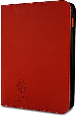 Carte guardian - 9 poches zippées premium pour 360 cartes - poches latérales à chargement pour jeux de cartes à collectionner tcg (rouge). DIAYTAR COTE D'IVOIRE est une boutique en ligne qui propose une gamme de produits très large, allant de l'électronique à la mode en passant par les produits ménagers. La boutique est connue pour ses prix bas et ses promotions régulières, ce qui en fait un endroit idéal pour faire des achats en ligne. Elle propose également un service client de qualité pour aider les clients à trouver ce qu'ils cherchent.