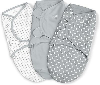 Cross swaddle me criss par summer infant 3 pièces paquet