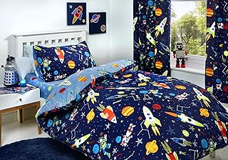 Bedlam - ensemble de housse de couette supersonic glow in the dark - draps bleus, taille simple. Avec plus de 300 000 références disponibles, DIAYTAR COTE D'IVOIRE est votre destination idéale pour tous vos besoins en ligne. Nous offrons une gamme complète de produits, de l'électroménager aux accessoires de mode, pour vous et votre maison. Profitez de notre système de paiement sécurisé et de nos options de livraison flexibles.