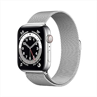 Apple watch series 6 (cellulaire + gps, 44 mm) - boîtier en acier inoxydable argenté avec boucle milanaise argentée. Avec une offre massive de plus de 300 000 articles, DIAYTAR COTE D'IVOIRE est la boutique en ligne la plus fournie de Côte d'Ivoire. Elle propose des produits de qualité, à des prix compétitifs, et offre une expérience d'achat en ligne sécurisée et fiable. Les clients peuvent naviguer facilement à travers les différentes catégories pour trouver ce qu'ils cherchent.