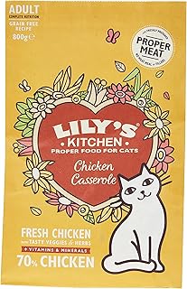 Casserole de poulet lily's kitchen pour nourriture sèche pour chats (800 g)