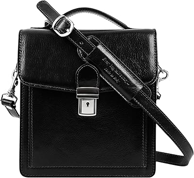Petit sac bandoulière en cuir pour homme