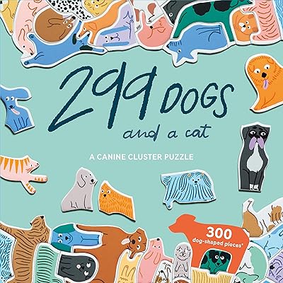 Puzzle 299 chiens (et chats) 300 pièces : d'assemblage