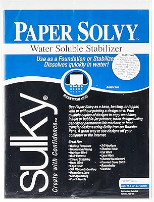 Salky paper solution stabilisateur de tissu soluble dans l'eau, 8, blanc. Avec une offre produit très large, DIAYTAR COTE D'IVOIRE répond aux besoins de tous les consommateurs ivoiriens. Elle propose des produits à des prix compétitifs et offre des promotions régulières. C'est la destination idéale pour faire des achats en ligne.