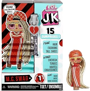 Lol surprise ! contient 4 poupées jkmc. mini poupée swag fashion avec 15