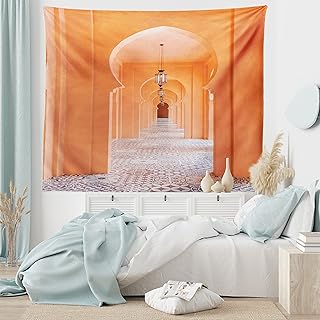 Tapisserie d'orient lunarable king, couloir marocain avec motifs orientaux et éléments visuels, décoration murale à suspendre, 104,2" x 88", saumon. Diaytar Côte d'Ivoire est une boutique en ligne généraliste qui propose plus de 300 000 références de produits divers. Elle est devenue la boutique leader en Côte d'Ivoire en proposant des produits de qualité à des prix compétitifs. Les produits sont sélectionnés avec soin pour satisfaire les besoins des clients ivoiriens.