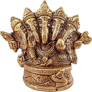 Guru jee idole du seigneur ganesha en laiton pour la décoration de la salle