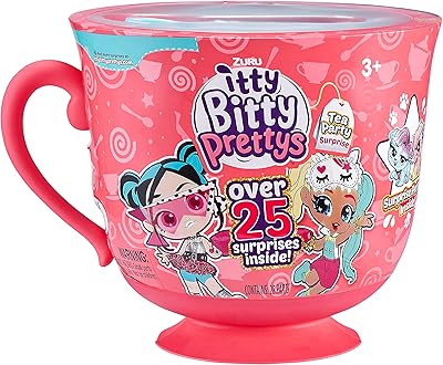 Coffret de jeu avec grande tasse à thé zoro itty bitty pretties party