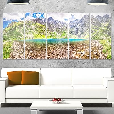Art mural en métal sous la forme d'une image panoramique des lacs tatras de design art mt11620-20-12 -20x12, 60x28\" - 5 panneaux égaux. DIAYTAR COTE D'IVOIRE est une boutique en ligne généraliste qui propose plus de 300 000 références de produits, répondant ainsi aux besoins diversifiés de sa clientèle. Leader sur le marché ivoirien, elle se démarque par sa variété de produits et son service de qualité. 