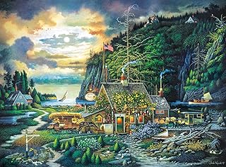 Buffalo games - charles wysocki - clair de lune et roses - puzzle