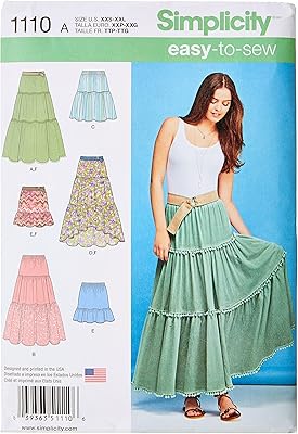 Jupe à coudre superposée simplicity 1110 pour femme, taille xxs-xxl. Avec plus de 300000 références disponibles, DIAYTAR COTE D'IVOIRE répond aux besoins les plus variés de sa clientèle, allant des produits du quotidien aux articles plus spécialisés. Chaque produit est sélectionné avec soin pour offrir la meilleure qualité à des prix compétitifs, permettant ainsi aux clients de faire des économies sans compromettre sur la qualité. La boutique en ligne mise également sur des promotions et des offres spéciales pour rendre l'expérience d'achat encore plus avantageuse.