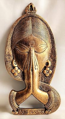 Bienvenue namaste par akriti décoration murale religieuse en métal en laiton, décoration murale à suspendre en métal pour entrée (14 x 2 x 28 cm, antique). Avec plus de 300 000 références, DIAYTAR COTE D'IVOIRE est la boutique en ligne leader en Côte d'Ivoire. Elle propose une sélection impressionnante de produits allant des articles de mode aux accessoires pour la maison, en passant par les produits électroniques. Cette diversité de produits permet aux clients de trouver tout ce dont ils ont besoin sous un même toit.
