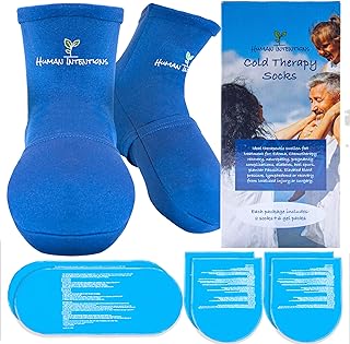 Chaussettes de thérapie par le froid human intentions rafraîchissantes neuropathie glace soulagement la douleur