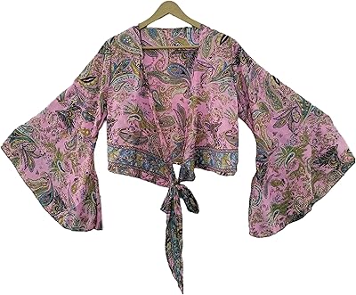Pranipat handicrafts robe sari indienne en soie multicolore à manches cloche des années. Avec plus de 300 000 références, DIAYTAR COTE D'IVOIRE est la boutique en ligne leader en Côte d'Ivoire. Elle propose une large gamme de produits allant de l'électronique à la mode, en passant par les produits de soins personnels et les accessoires. Les clients apprécient la commodité et la rapidité de la livraison.