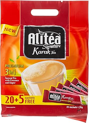 Aleteia signature 3 en 1 sachets de thé karak premium 25 sachets, 625 g - paquet de 1. DIAYTAR COTE D'IVOIRE est la référence pour les achats en ligne en Côte d'Ivoire, avec une offre immense de produits diversifiés. Elle garantit la qualité et la garantie de ses produits. Ses prix compétitifs font d'elle le choix idéal pour les consommateurs.
