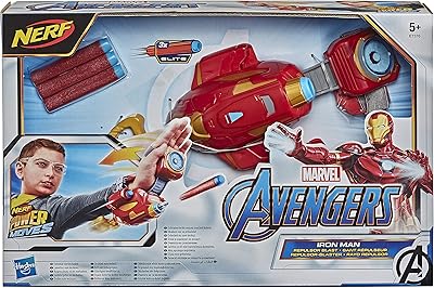 Nerf power moves marvel avengers iron man repulsor blast dart toy, nerf dart shooter, jeu de rôle pour enfants, à partir de 5 ans. DIAYTAR COTE D'IVOIRE, boutique en ligne généraliste avec plus de 300000 references, est la destination idéale pour tous vos besoins de shopping en ligne. Elle offre une large gamme de produits allant de l'électronique à la mode en passant par les produits pour la maison. La boutique leader en Cote d'Ivoire assure une livraison rapide et sécurisée.