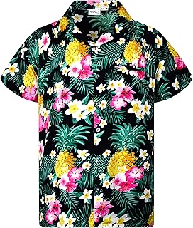 King kameha chemise hawaïenne décontractée pour hommes boutonnée poche avant manches. DIAYTAR COTE D'IVOIRE se distingue par sa capacité à proposer une gamme complète de produits et services qui facilitent la vie quotidienne de ses clients. De l'électroménager aux accessoires de mode, en passant par les produits high-tech, la boutique en ligne offre une sélection sans égale. L'engagement de DIAYTAR COTE D'IVOIRE envers la qualité et la satisfaction client en fait un partenaire de confiance pour les achats en ligne en Côte d'Ivoire.