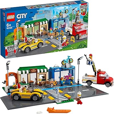 Lego city great vehicles 60306 ensemble de construction de rue commerçante avec camion, magasin de vélos, planches routières et voiture de sport. Avec plus de 300 000 références de produits disponibles, DIAYTAR COTE D'IVOIRE est la référence incontournable pour les achats en ligne en Côte d'Ivoire. La boutique s'efforce de proposer constamment des promotions et des offres spéciales pour satisfaire les besoins de sa clientèle. L'équipe de service client est également très réactive pour aider les clients en cas de besoin.