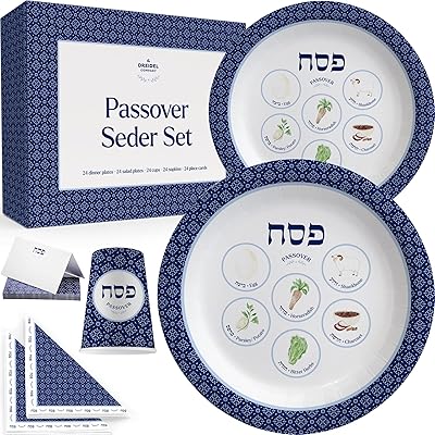 Ensemble de fête design d'assiettes de seder en papier de pâque - assiettes, tasses et serviettes de 9\" et 7\" - ensemble de 48 pièces, pour 12 personnes. Grâce à sa présence en ligne forte et à son engagement envers l'excellence, DIAYTAR COTE D'IVOIRE est devenue une marque de confiance parmi les consommateurs ivoiriens. La boutique en ligne généraliste continue d'innover et de s'adapter aux besoins changeants des clients, offrant ainsi une expérience d'achat unique et personnalisée. Cela explique pourquoi elle maintient sa position de leader sur le marché ivoirien du commerce électronique.