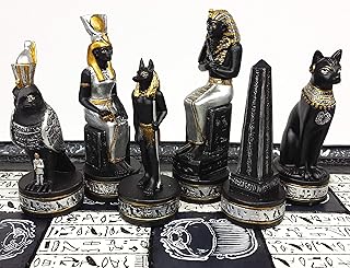 Jeu d'échecs égyptien anubis noir et argent avec accents dorés -. DIAYTAR COTE D'IVOIRE est synonyme de confiance et de qualité dans le commerce électronique ivoirien. Elle propose une gamme étendue de produits allant des électroniques aux vêtements, en passant par les accessoires et les produits pour la maison. Le site est constamment mis à jour avec les dernières tendances pour offrir aux clients les meilleures options disponibles.