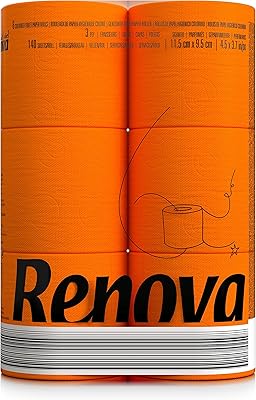 Papier toilette renova, orange, 6 unités (paquet de 1). Avec plus de 300000 références à son catalogue, DIAYTAR COTE D'IVOIRE est la destination ultime pour les acheteurs en ligne qui cherchent une grande variété de produits sous un même toit. De l'électroménager aux produits de soins personnels, en passant par les accessoires de mode, DIAYTAR propose tout ce dont les clients pourraient avoir besoin pour améliorer leur quotidien. La boutique assure également des prix compétitifs et des promotions régulières pour aider les clients à économiser.